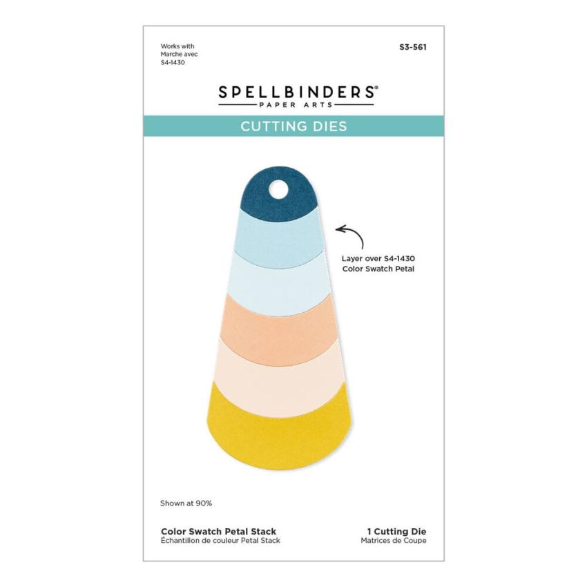 Spellbinders - Stanzschablone "Color Swatch Petal Stack" Dies