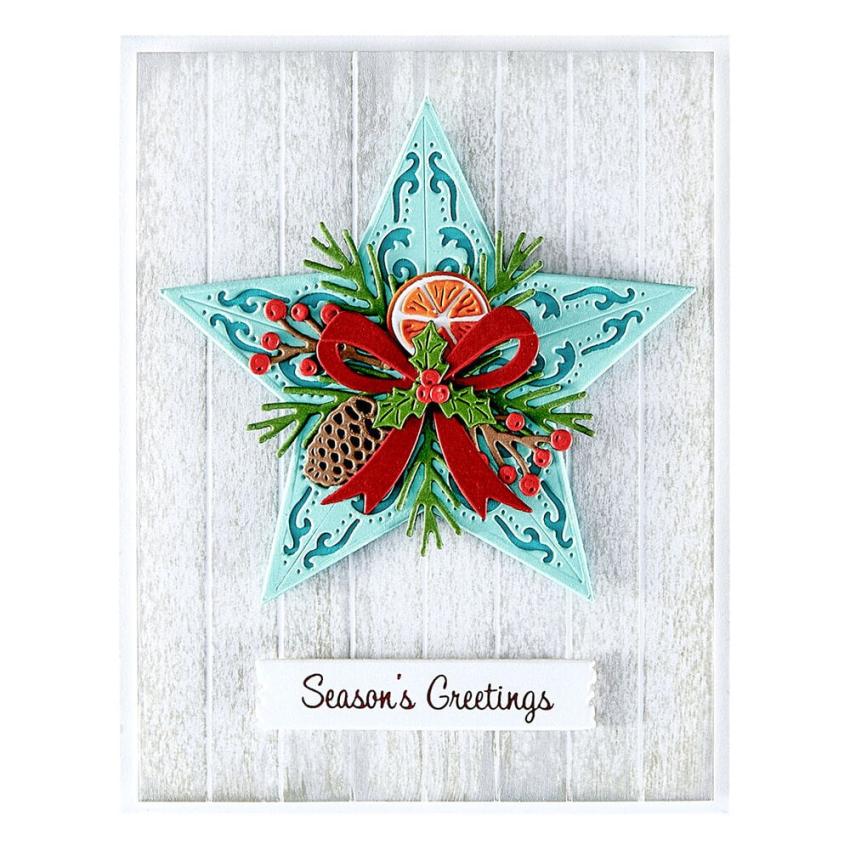 Spellbinders - Stanzschablone "Barn Star Wreath" Dies