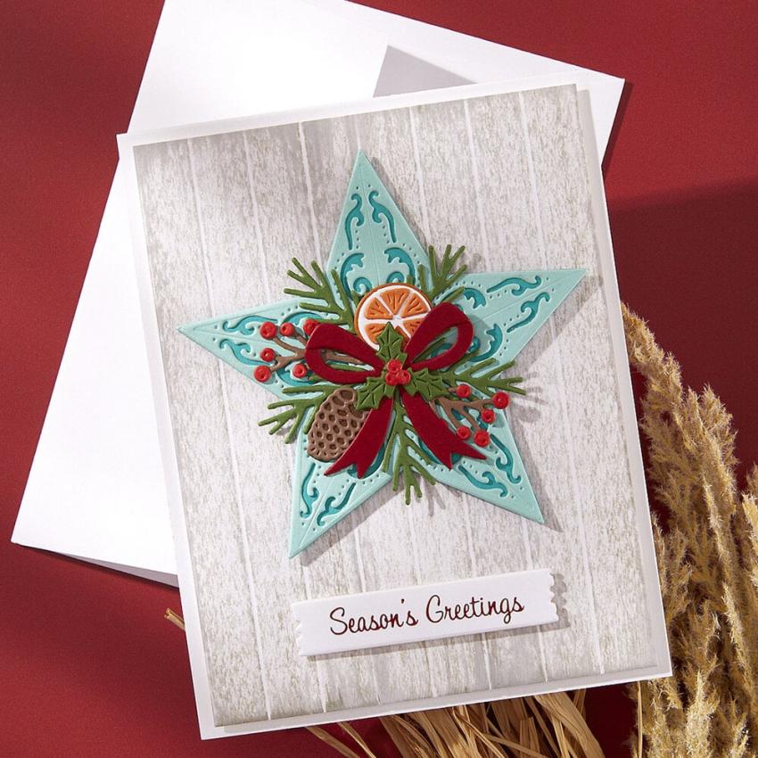 Spellbinders - Stanzschablone "Barn Star Wreath" Dies