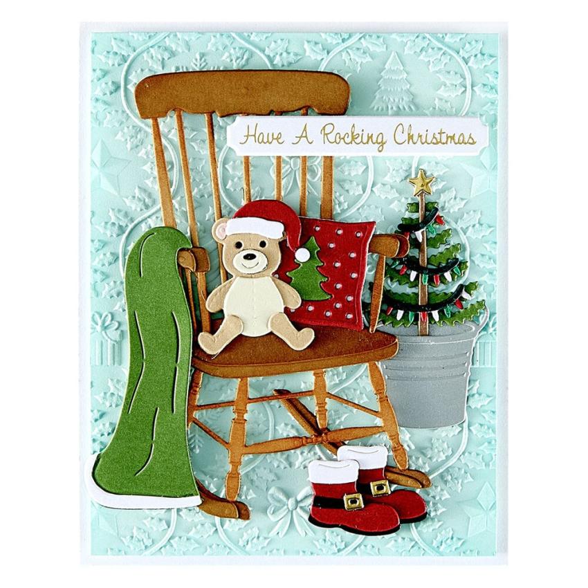 Spellbinders - Stanzschablone "Christmas Rocking Chair" Dies
