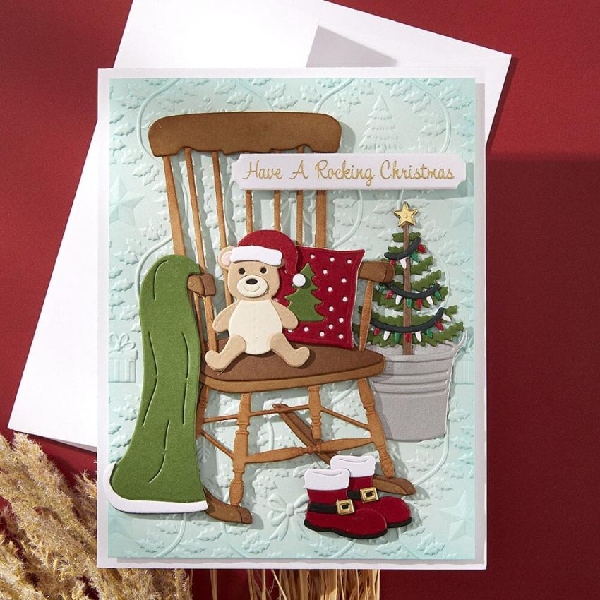 Spellbinders - Stanzschablone "Christmas Rocking Chair" Dies