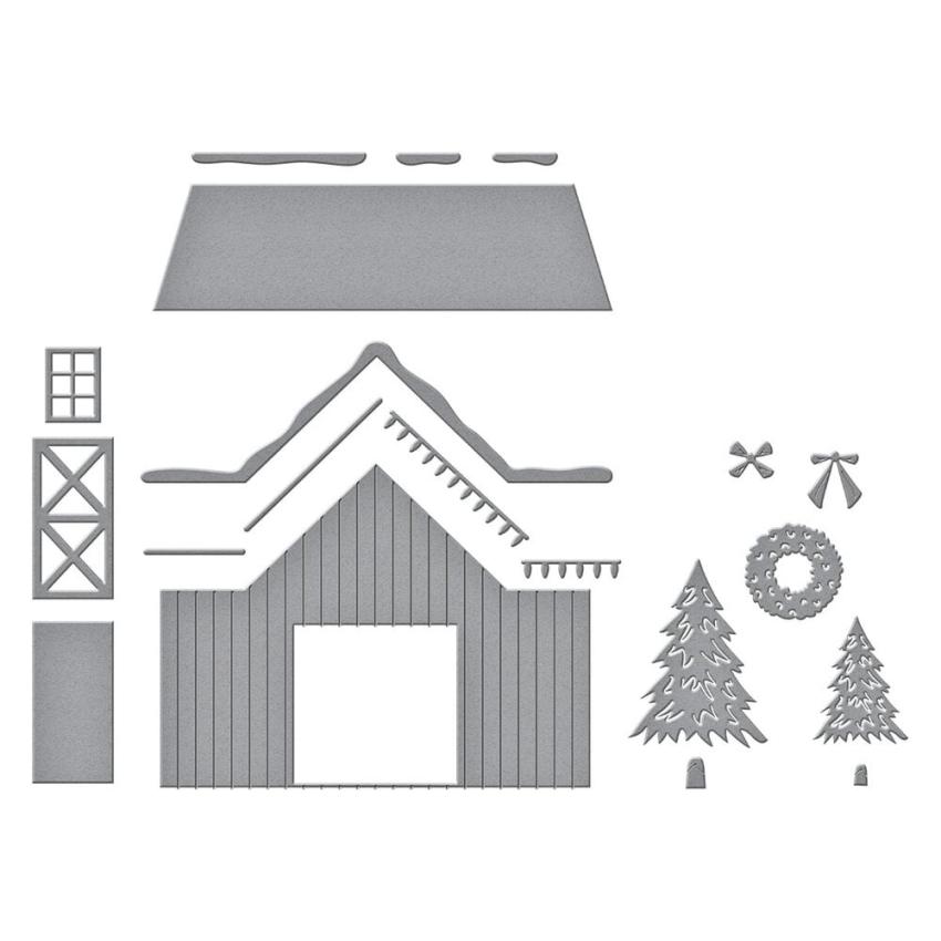 Spellbinders - Stanzschablone "Country Christmas Barn" Dies