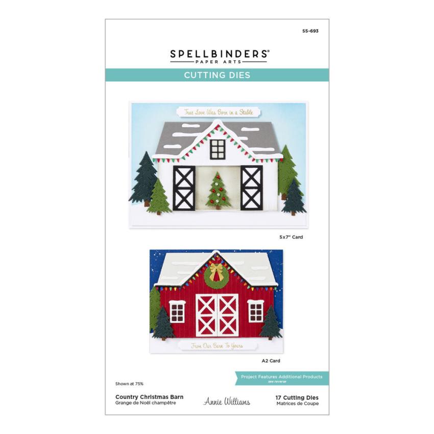 Spellbinders - Stanzschablone "Country Christmas Barn" Dies