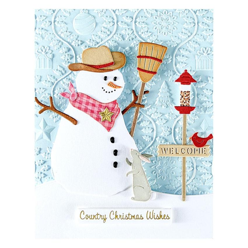 Spellbinders - Stanzschablone "Country Snowman" Dies