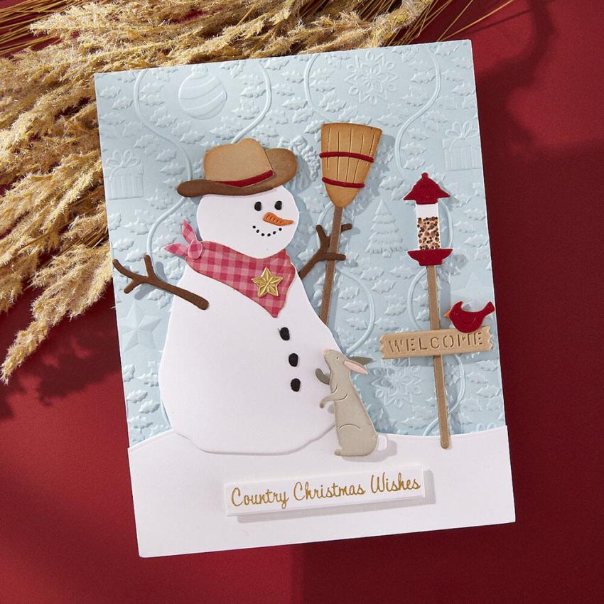 Spellbinders - Stanzschablone "Country Snowman" Dies