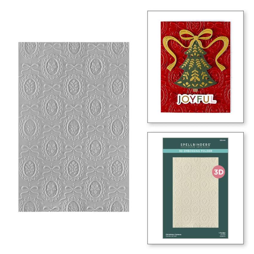 Spellbinders - Prägefolder "Christmas Cameos" Embossingfolder