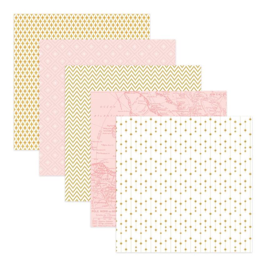 Spellbinders - Designpapier "Merry Moments" Paper Pack 6x6 Inch - 40 Bogen