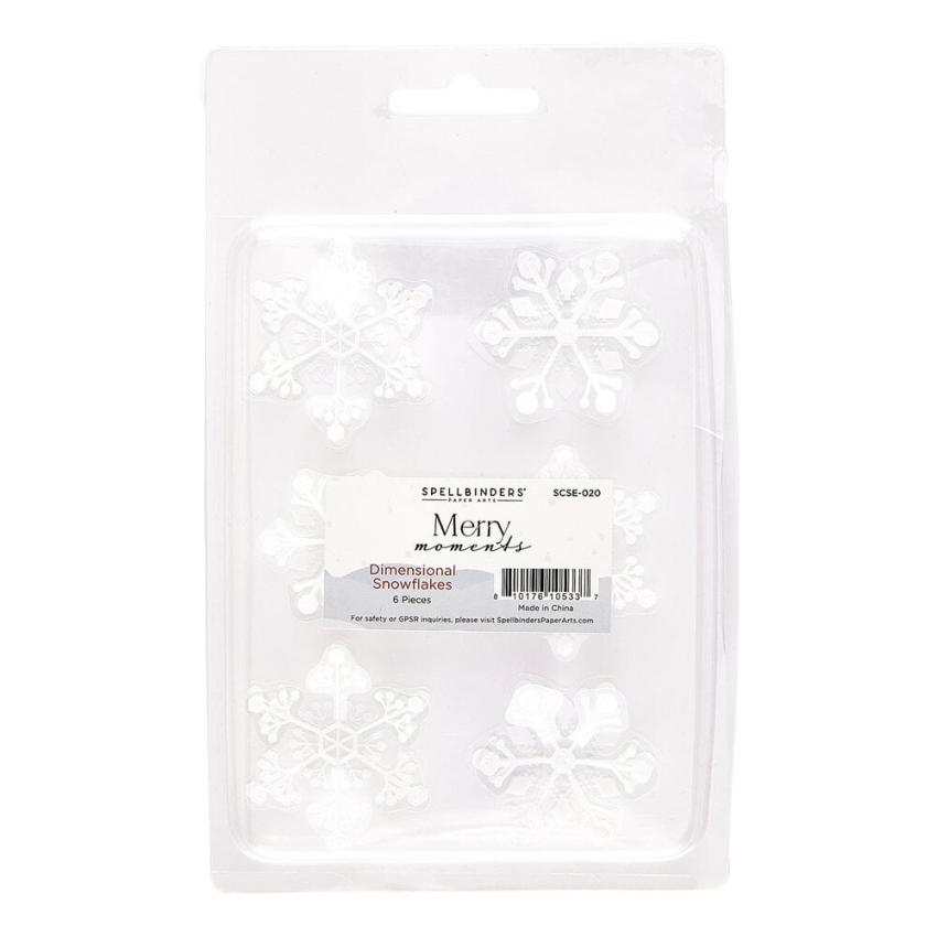 Spellbinders - Aufkleber "Snowflakes" Sticker