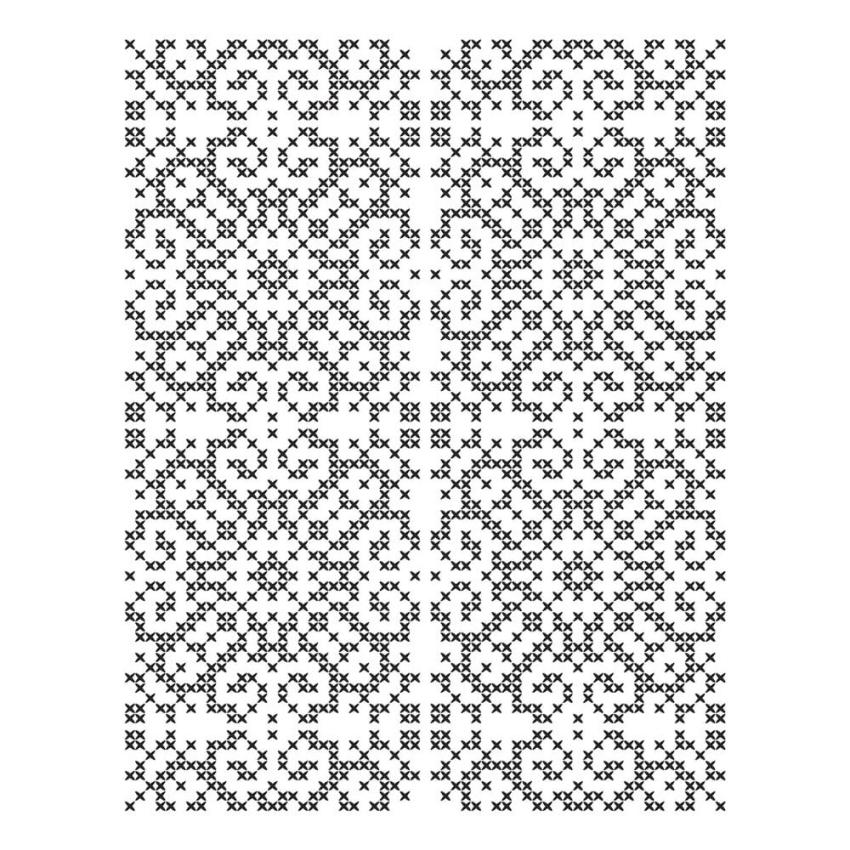 Spellbinders - Buchdrucktechnik "Criss Cross" BetterPress Plate