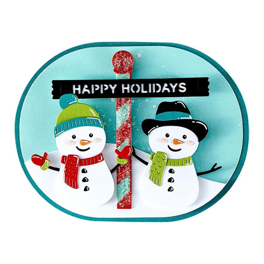 Spellbinders - Stanzschablone "North Pole Sentiments" Dies