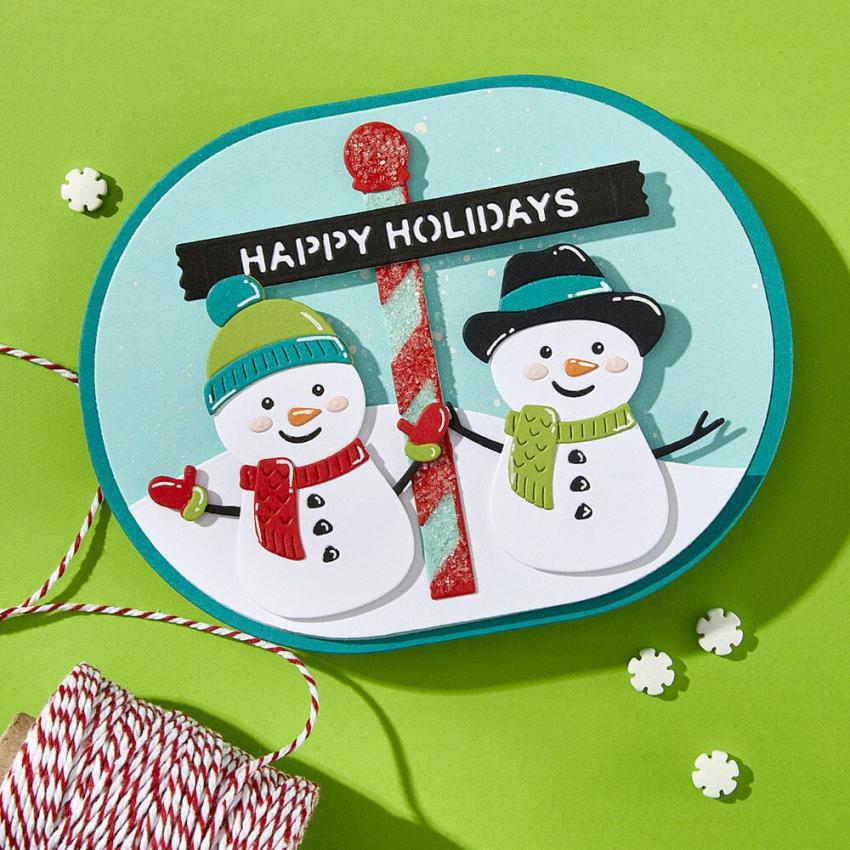 Spellbinders - Stanzschablone "North Pole Sentiments" Dies