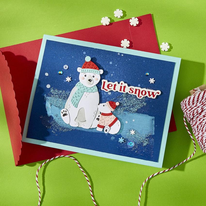 Spellbinders - Stanzschablone "Polar Bear Pals" Dies