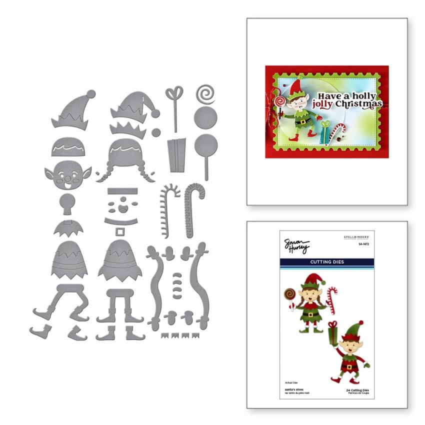Spellbinders - Stanzschablone "Santa's Elves" Dies