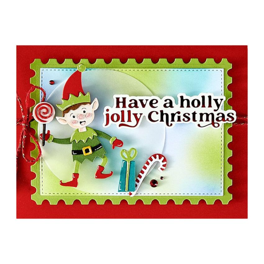 Spellbinders - Stanzschablone "Santa's Elves" Dies