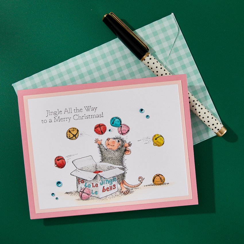 Spellbinders - Gummistempel Set "Jingle Bell Wishes" Cling Stamp