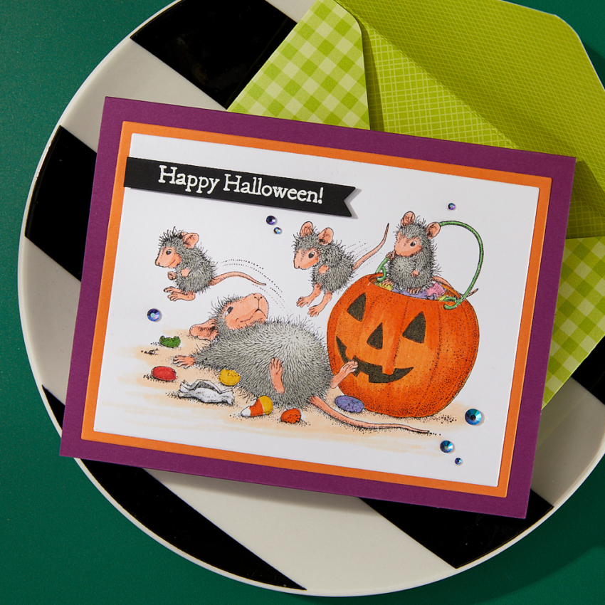Spellbinders - Gummistempel Set "Trick or Treat!" Cling Stamp