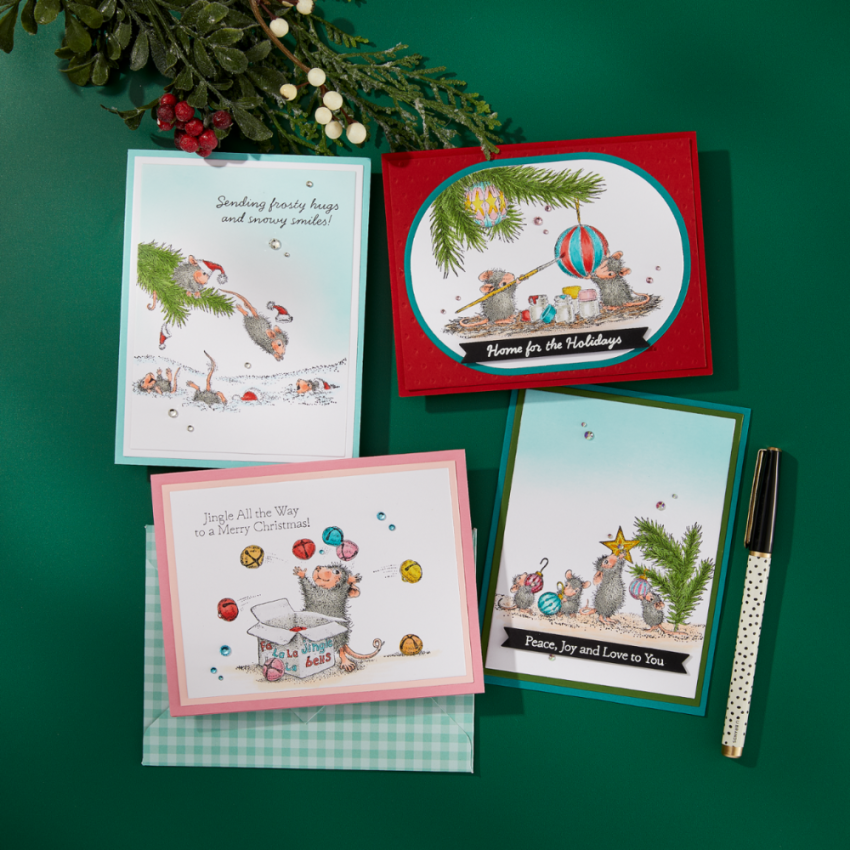Spellbinders - Gummistempel Set "Tree-Mendous Christmas Collector Bundle" Cling Stamp