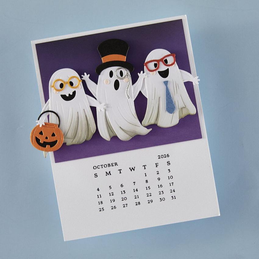 Spellbinders - Buchdrucktechnik "DIY 2026 Calendar" BetterPress Plate