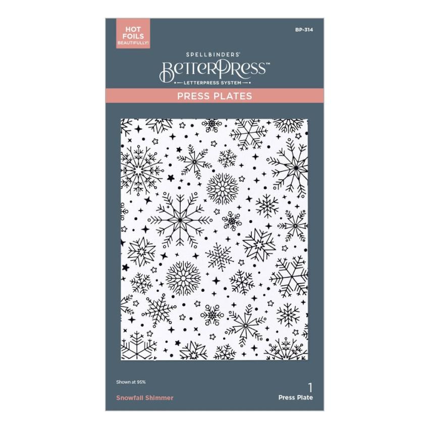 Spellbinders - Buchdrucktechnik "Wonderland" BetterPress Plate
