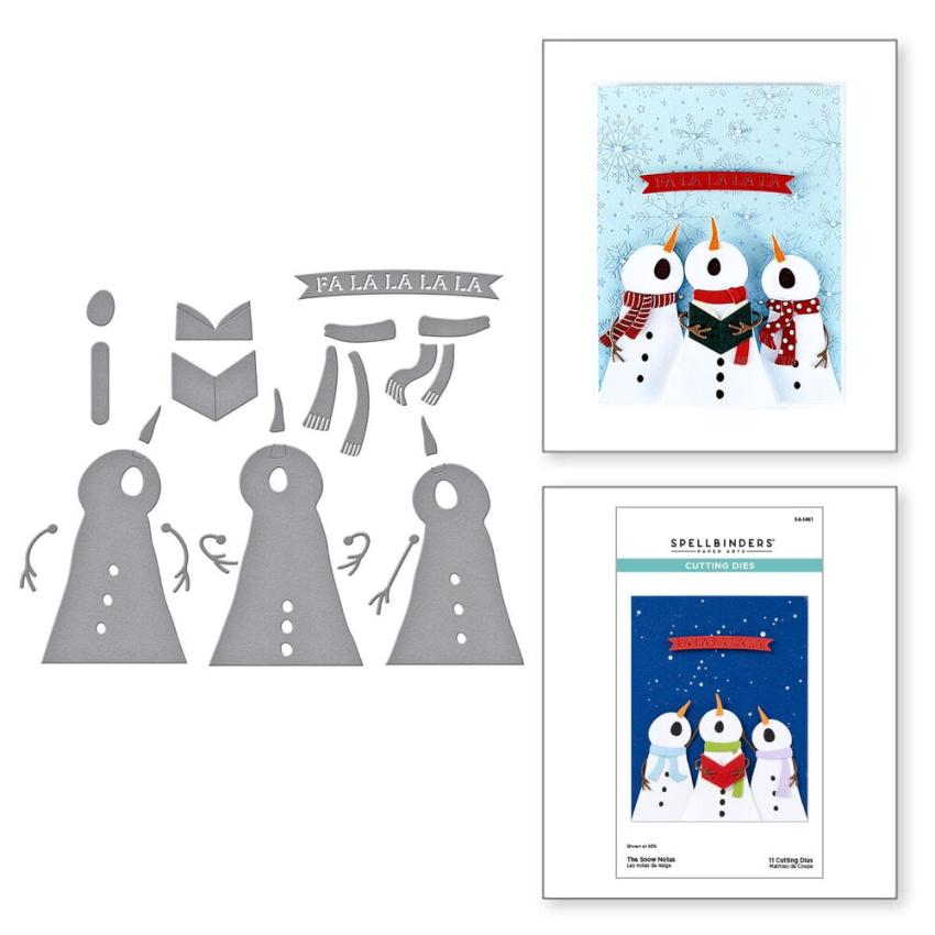 Spellbinders - Stanzschablone "The Snow Notes" Dies