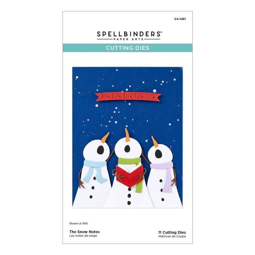 Spellbinders - Stanzschablone "The Snow Notes" Dies