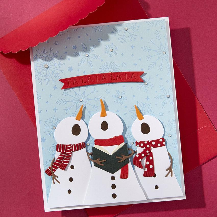 Spellbinders - Stanzschablone "The Snow Notes" Dies