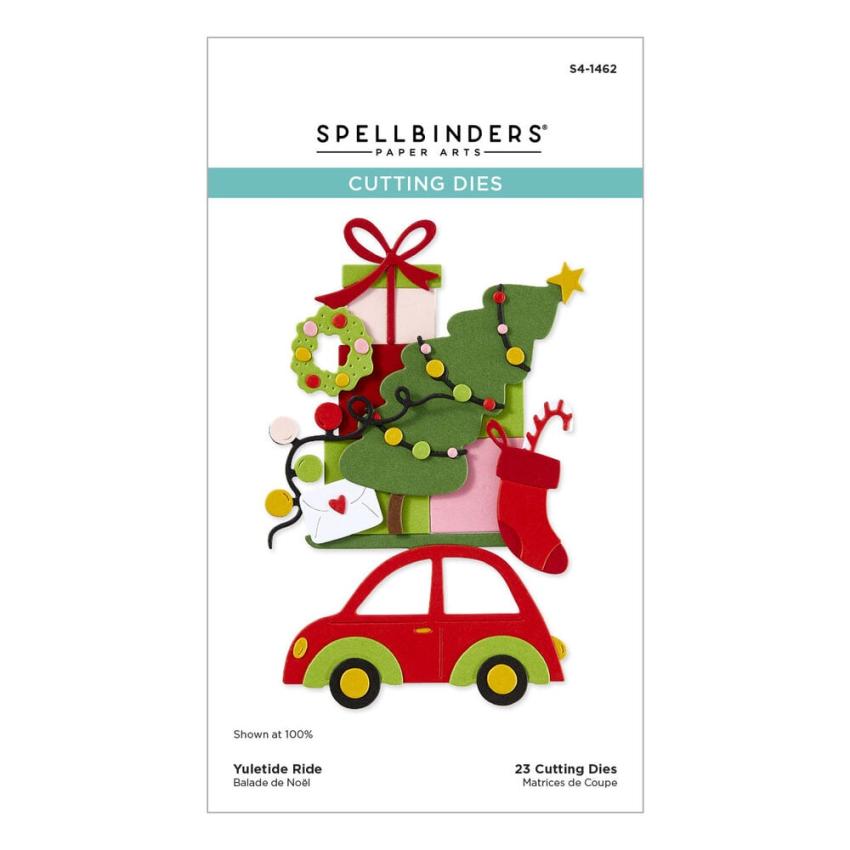 Spellbinders - Stanzschablone "Yuletide Ride" Dies