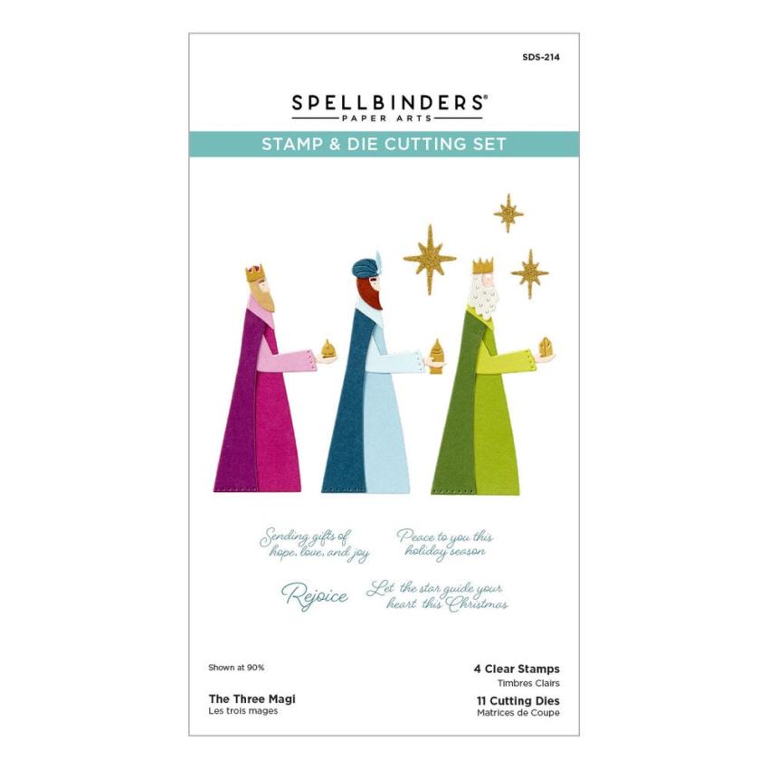 Spellbinders - Stempelset & Stanzschablone "The Three Magi" Clear Stamps & Dies