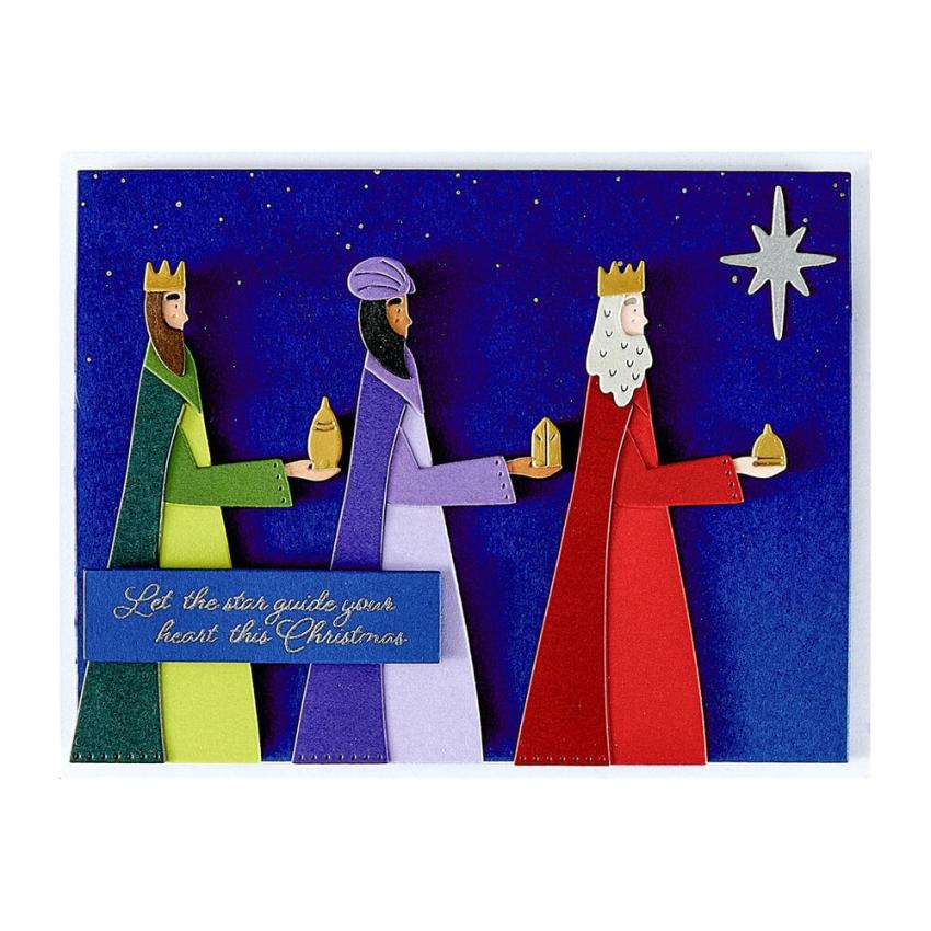 Spellbinders - Stempelset & Stanzschablone "The Three Magi" Clear Stamps & Dies