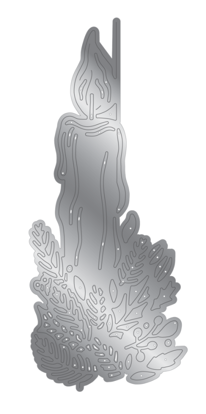 Crafters Companion - Stanzschablone "Traditional Candle" Dies