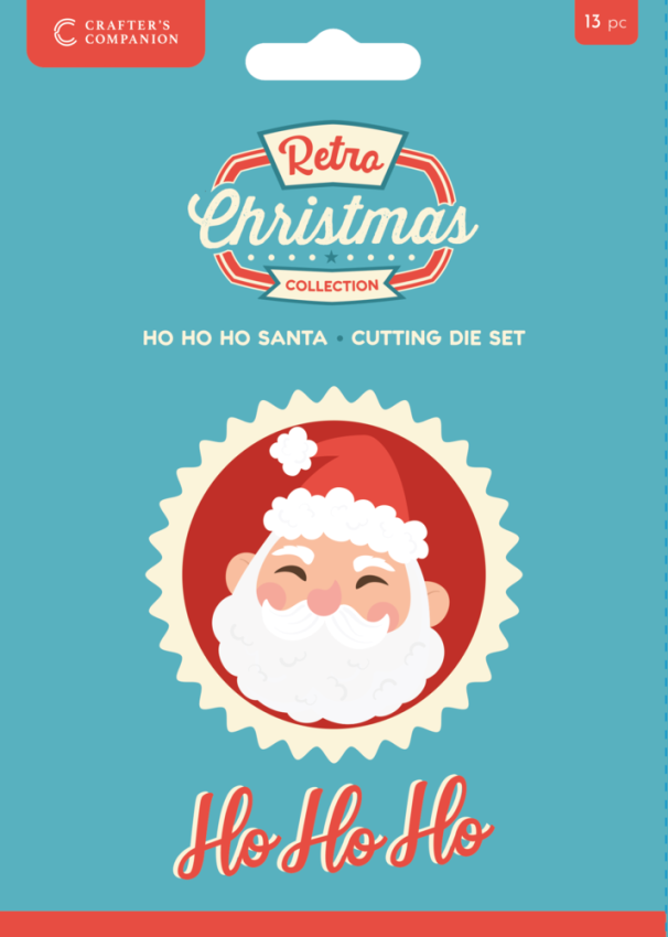 Crafters Companion - Stanzschablone "Ho Ho Ho Santa" Dies