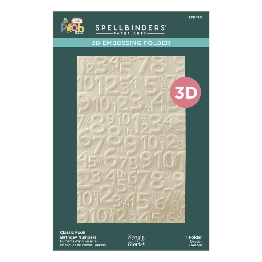 Spellbinders - Prägefolder "Numbers" Embossingfolder