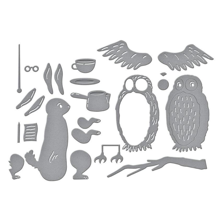 Spellbinders - Stanzschablone "Rabbit & Owl" Dies