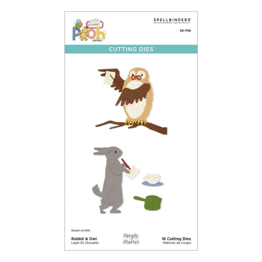 Spellbinders - Stanzschablone "Rabbit & Owl" Dies