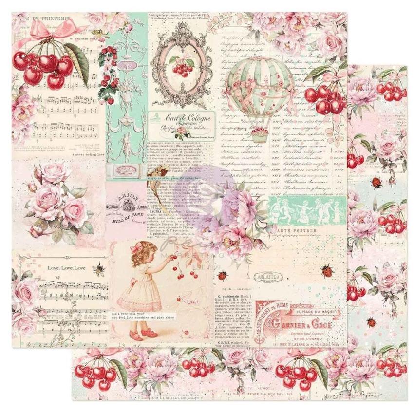 Prima Marketing - Designpapier "Cherry Sweet" Paper Pack 12x12 Inch - 16 Bogen