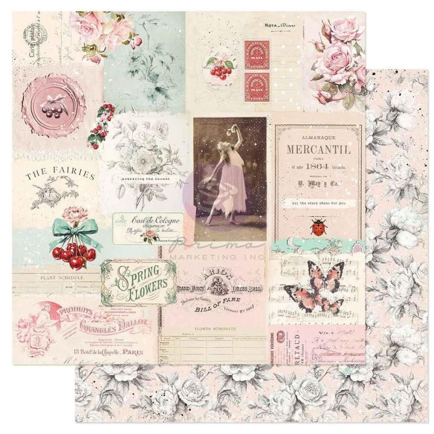Prima Marketing - Designpapier "Cherry Sweet" Paper Pack 12x12 Inch - 16 Bogen