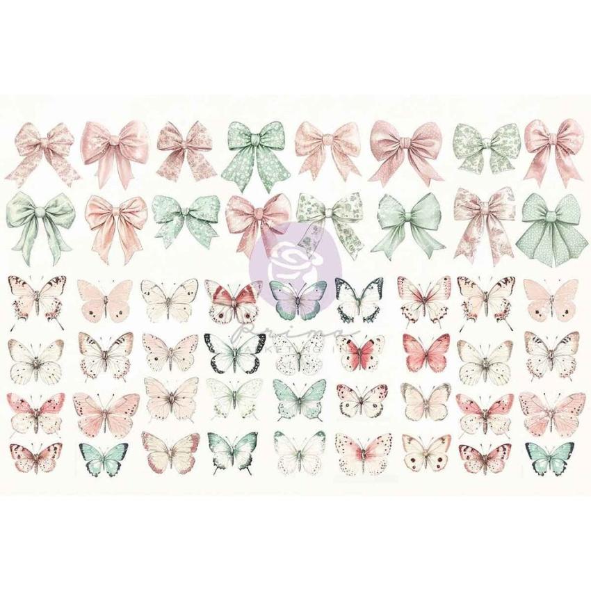 Prima Marketing - Stanzteile "Bows & Butterflies" Ephemera