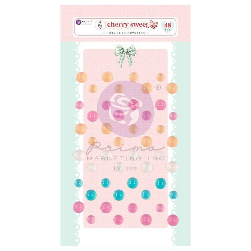 Prima Marketing - Strasssteine "Cherry Sweet" Say It In Crystals 48 Stück
