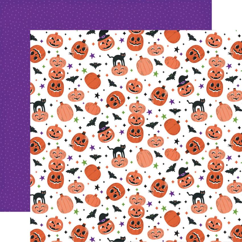 Echo Park - Designpapier "Ghosts And Goblins" Collection Kit 12x12 Inch - 12 Bogen