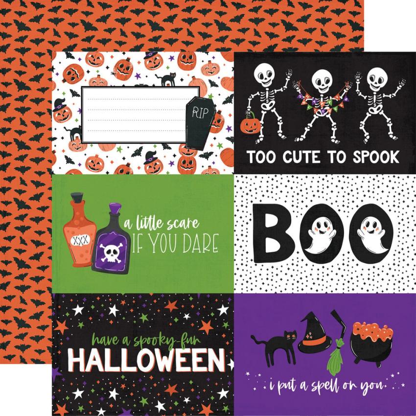 Echo Park - Designpapier "Ghosts And Goblins" Collection Kit 12x12 Inch - 12 Bogen