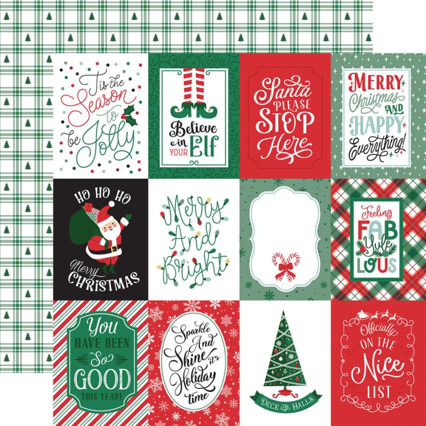 Echo Park - Designpapier "Christmas Express" Collection Kit 12x12 Inch - 12 Bogen