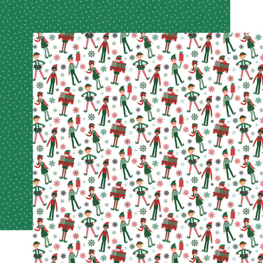 Echo Park - Designpapier "Christmas Express" Collection Kit 12x12 Inch - 12 Bogen