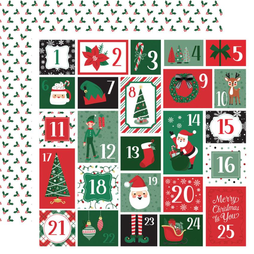 Echo Park - Designpapier "Christmas Express" Collection Kit 12x12 Inch - 12 Bogen