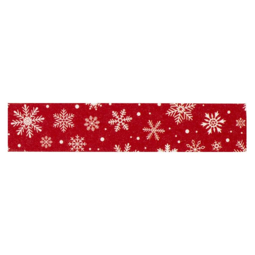 Echo Park - Decorative Tape "So Very Merry Red Snowflakes" Washi Tape 