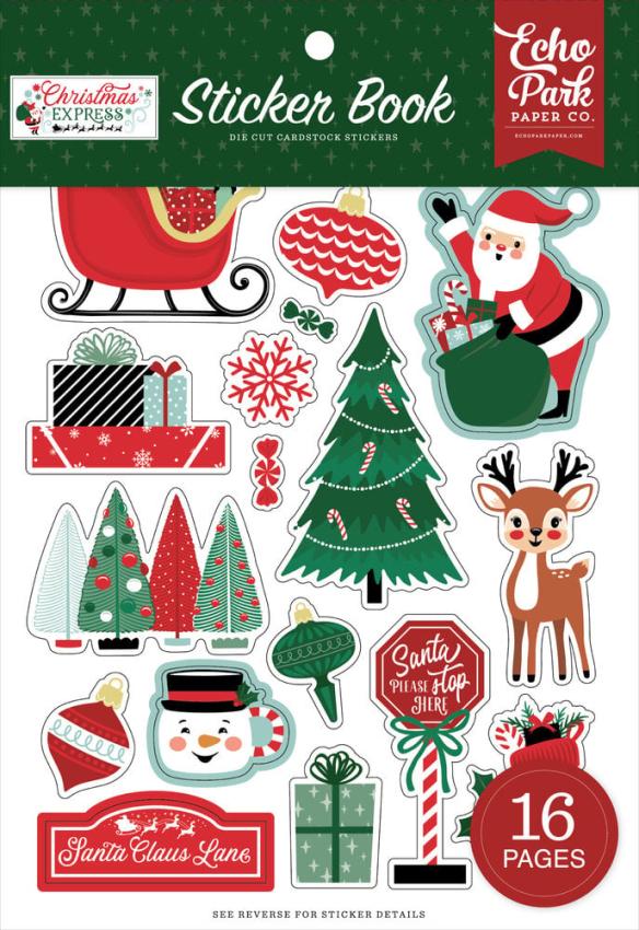 Echo Park - Aufkleber "Christmas Express" Sticker 