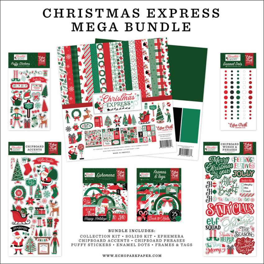 Echo Park - Komplettpaket "Christmas Express" Mega Bundle