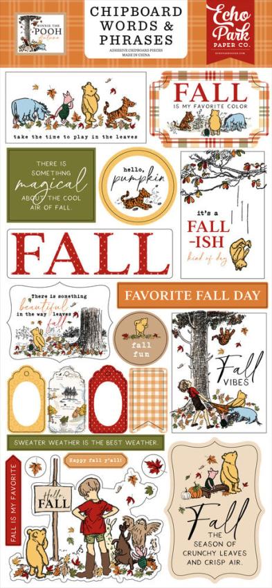 Echo Park - Komplettpaket "Winnie The Pooh Autumn" Mega Bundle