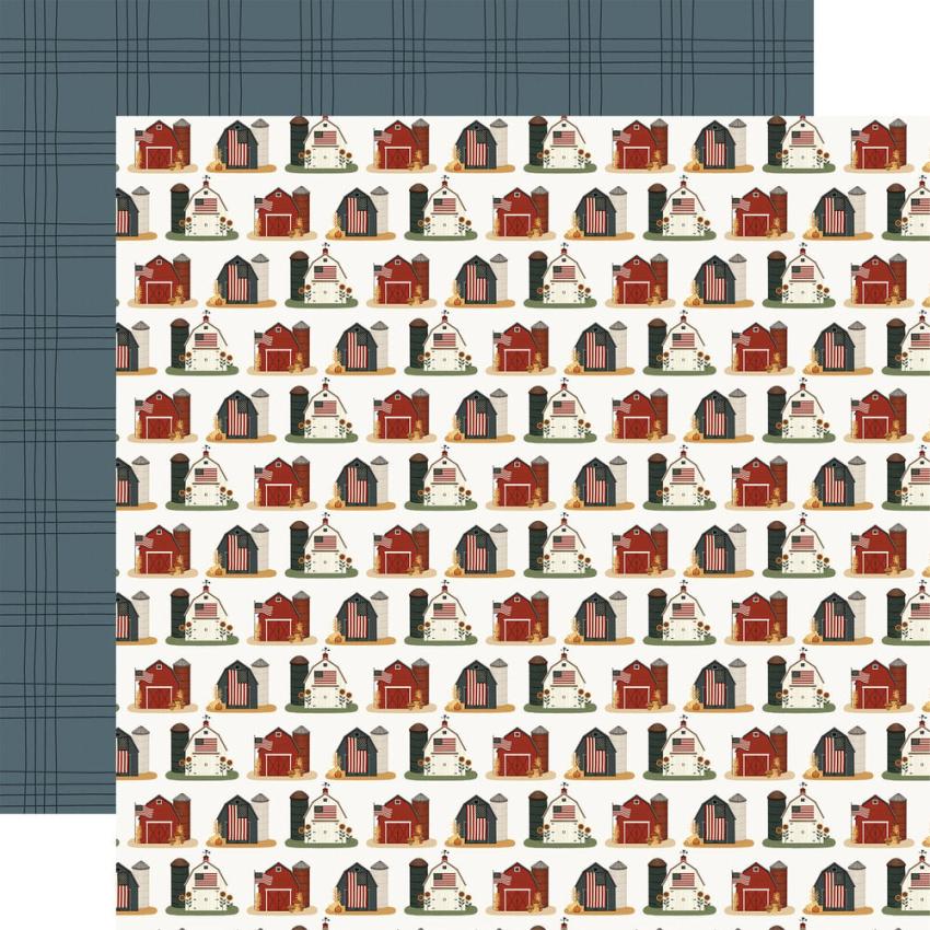 Carta Bella - Designpapier "Americana" Collection Kit 12x12 Inch - 12 Bogen  