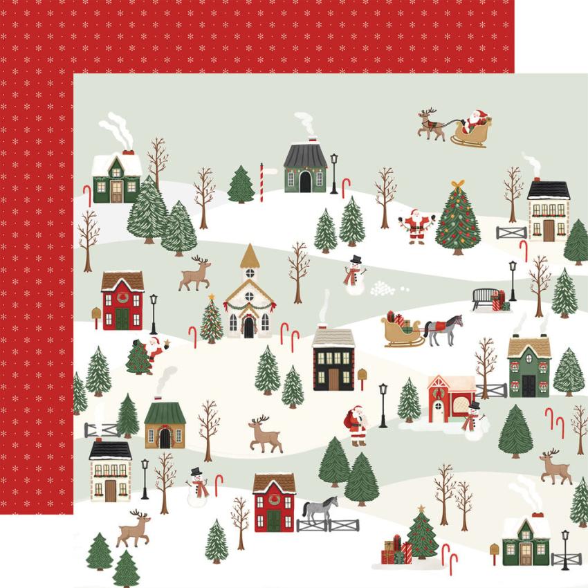 Carta Bella - Designpapier "Christmas Village" Collection Kit 12x12 Inch - 12 Bogen  