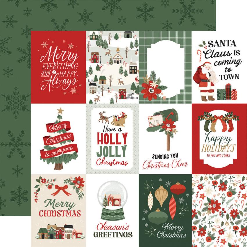 Carta Bella - Designpapier "Christmas Village" Collection Kit 12x12 Inch - 12 Bogen  